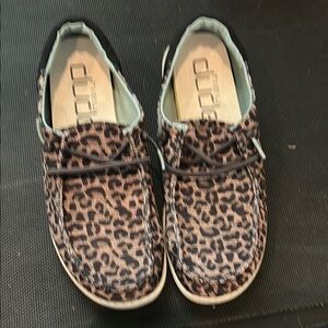 Hey Dude Leopard Print Women's Shoes